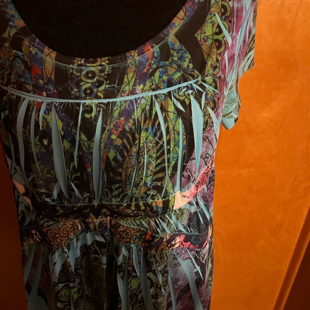 The Pyramid Collection Large Multicolor Maxi Dress - Picture 3 of 4